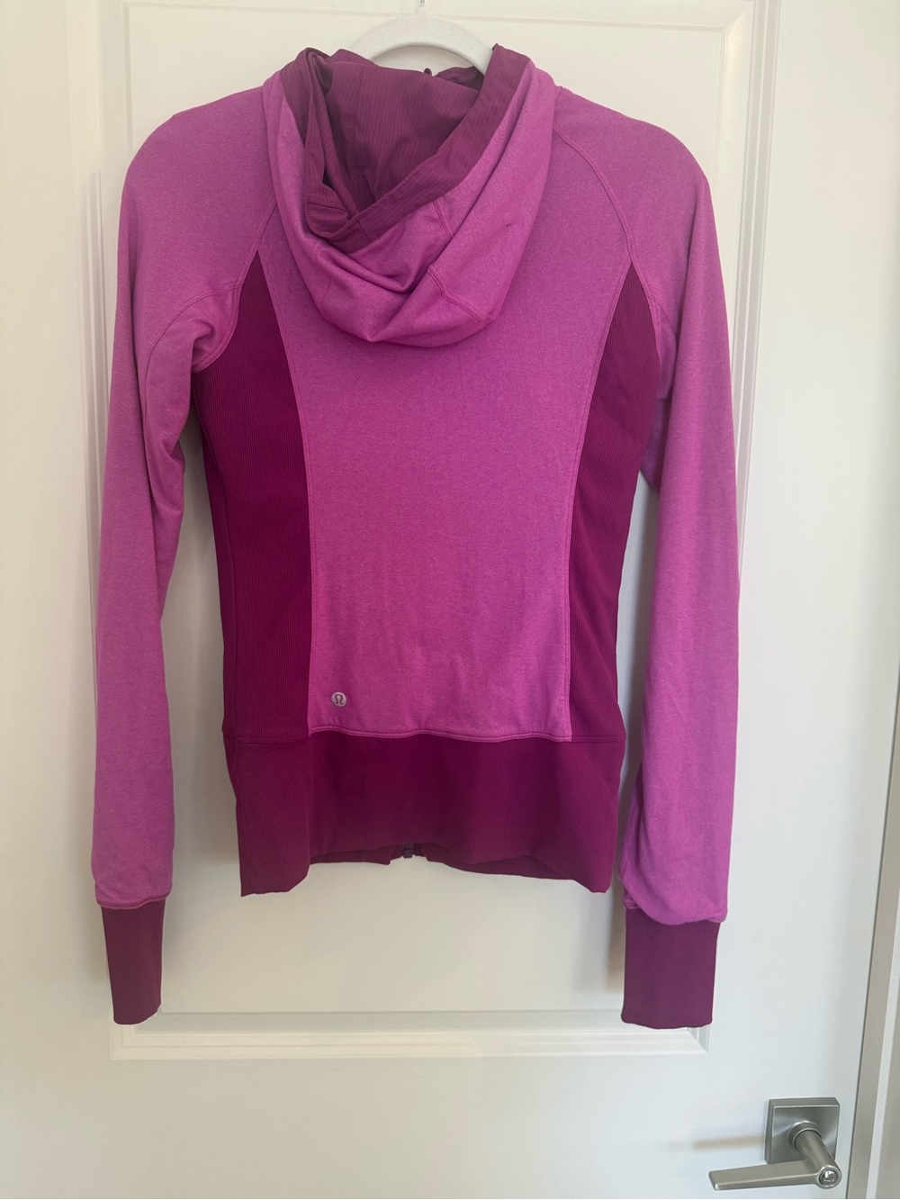 Lululemon In Flux Reversible Lightweight Hooded Zip-Front Jacket-Regal Plum - Picture 5 of 11